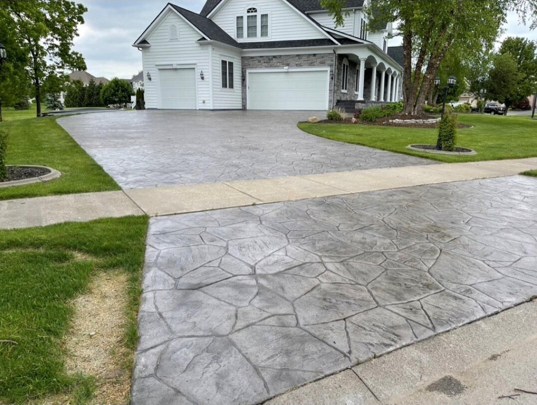 Stamped concrete- Weston