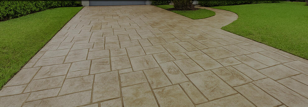 Ashlar Slate Driveway--Sunrise